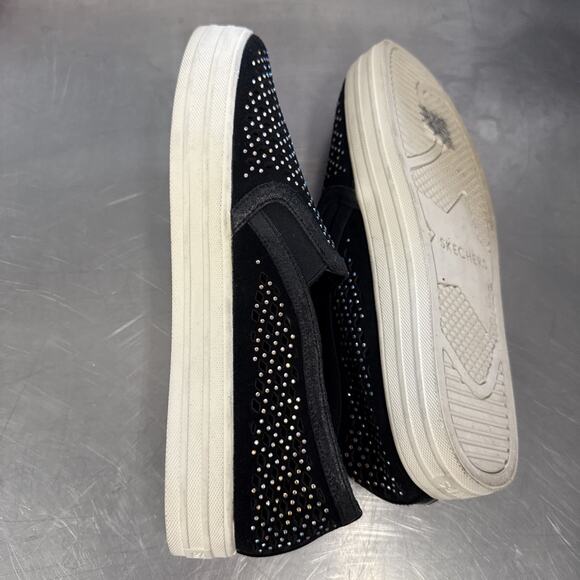 Skechers Street Air Cooled Memory Foam Slip On Shoes Studs Rhinestones Size 11 - Picture 9 of 9